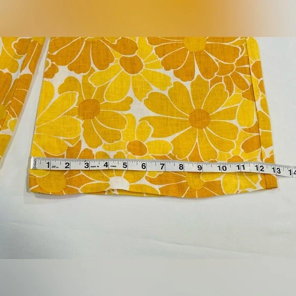 Anthropologie | Faithfull The Brand Ottavio Wide Leg Linen Pants | Size 6 - Picture 8 of 10